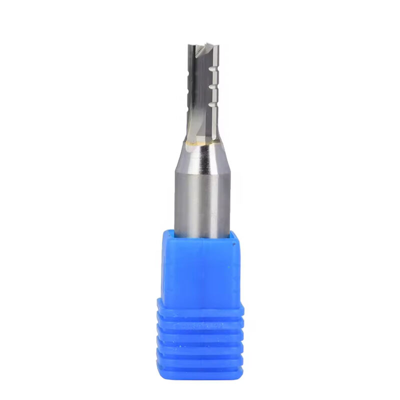 Fresa de metal duro TCT de três canais reta para madeira, fresa CNC