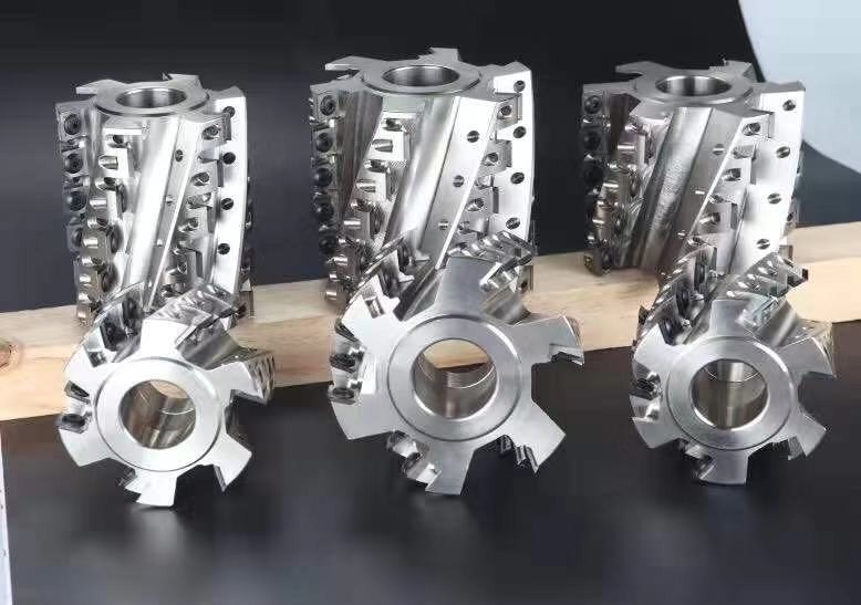 Material do aço de Plum Blossom Type Spiral Cutterhead ou a de alumínio da liga